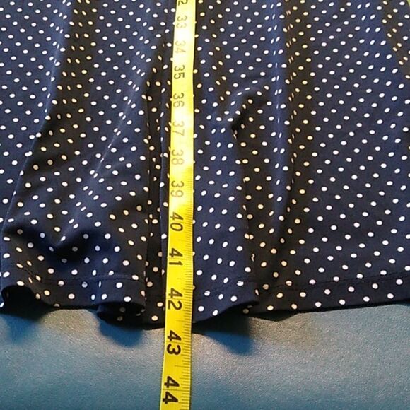 Established 1962 Blue and White A-Line Scoop Neck Midi Dress - Picture 6 of 6